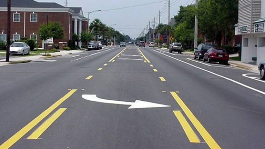 A road diet in Orlando, FL.