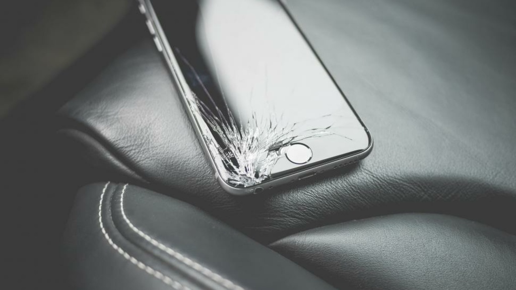 Cracked iPhone